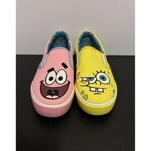SpongeBob SquarePants & Patrick Slide Slip-on Shoes Ground Up Mens: 9.5 Wmns: 11